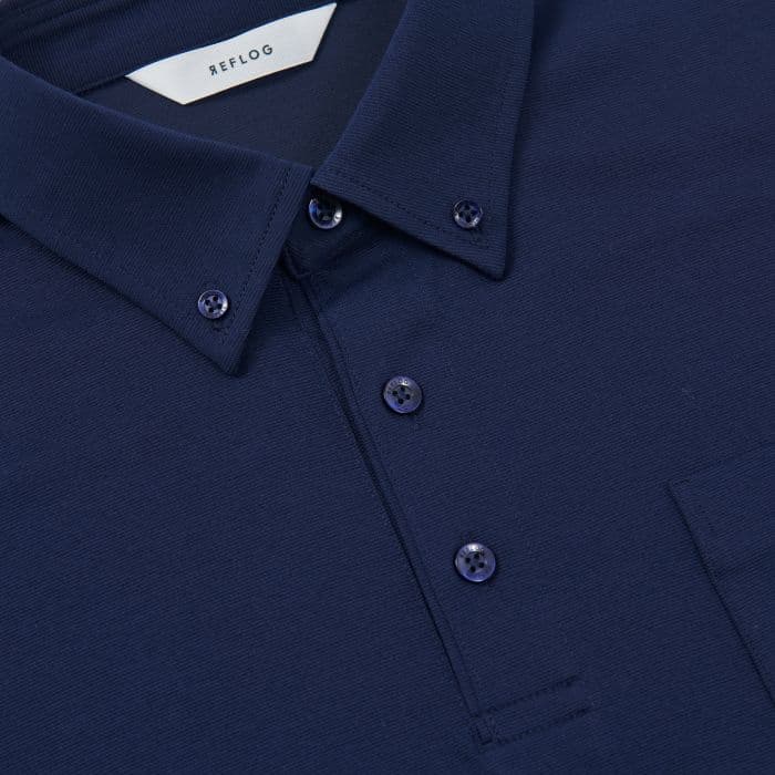【Men's】ボタンダウンミラノリブ半袖