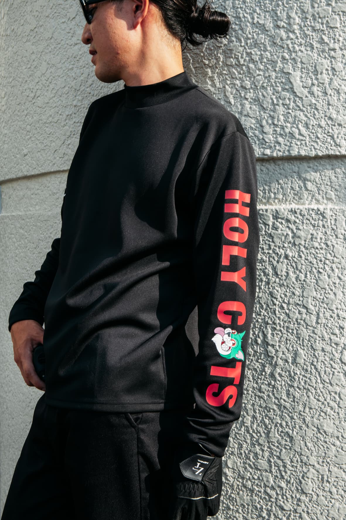 【Men's】モックネック　白