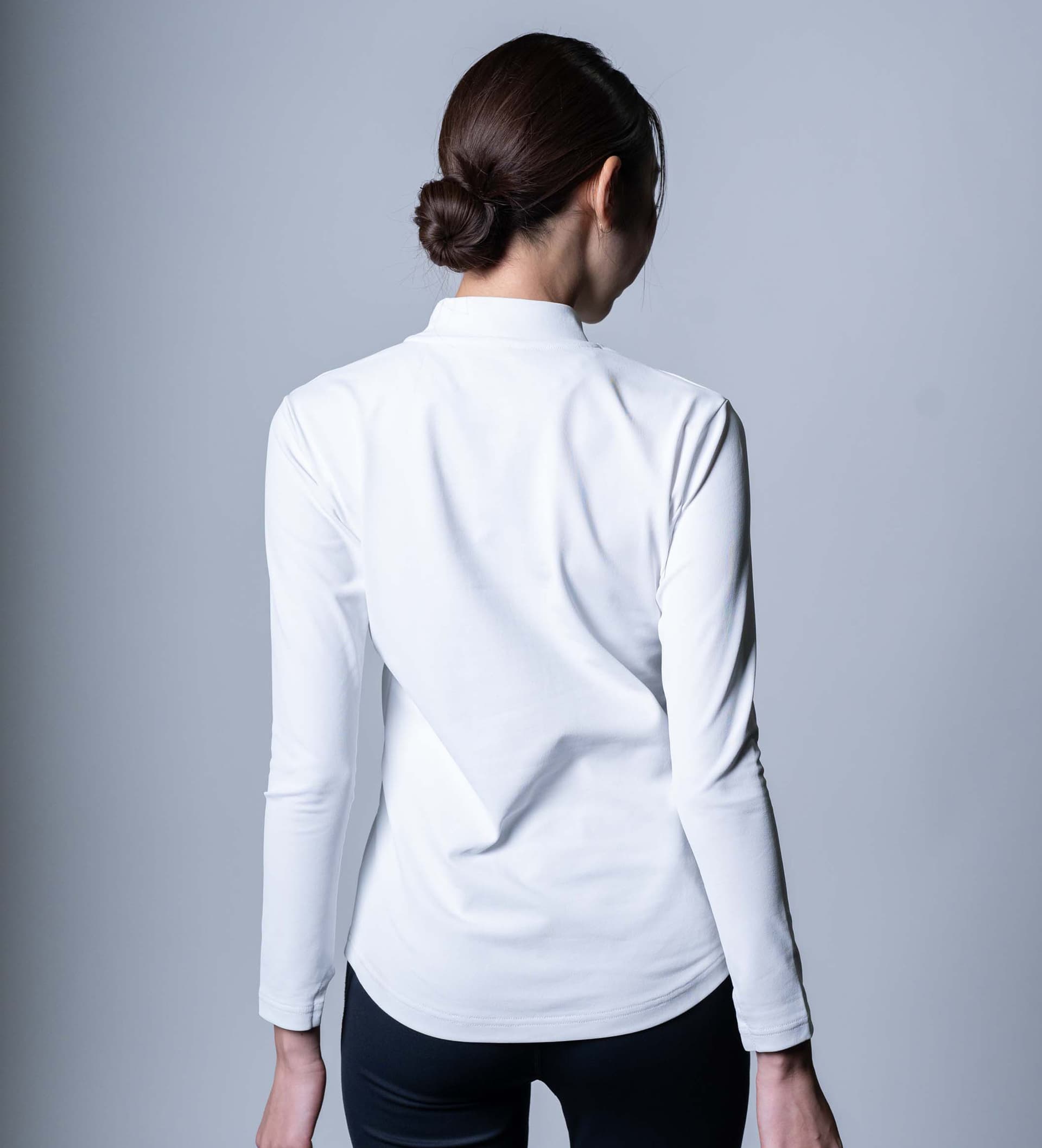 【Women's】ムーンテック モックネック 長袖Tシャツ