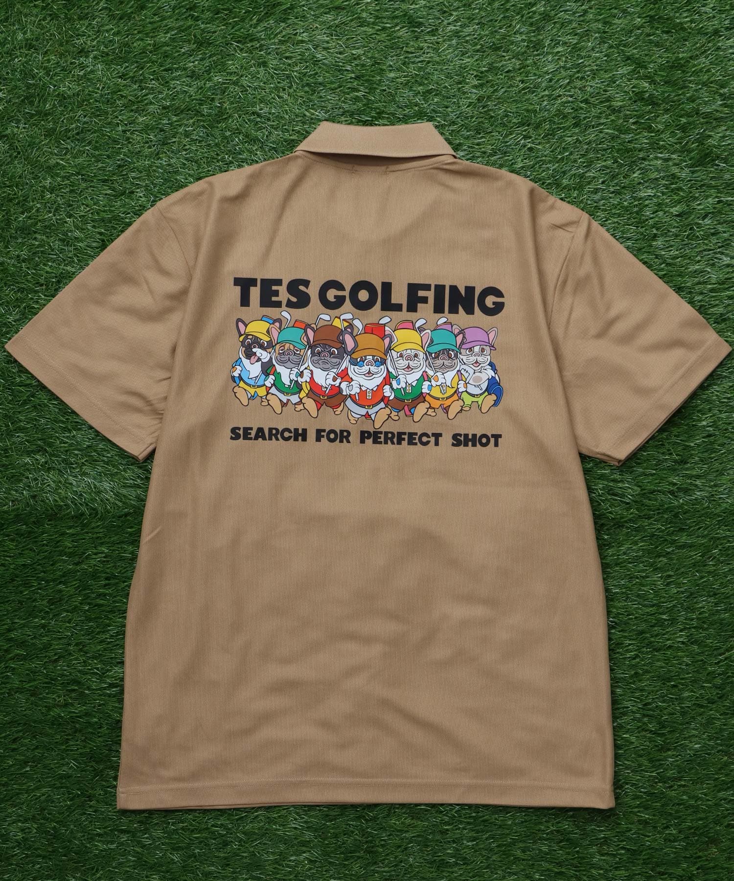 【Unisex】TES GOLF POLO SEVENS BUHI GOLFER