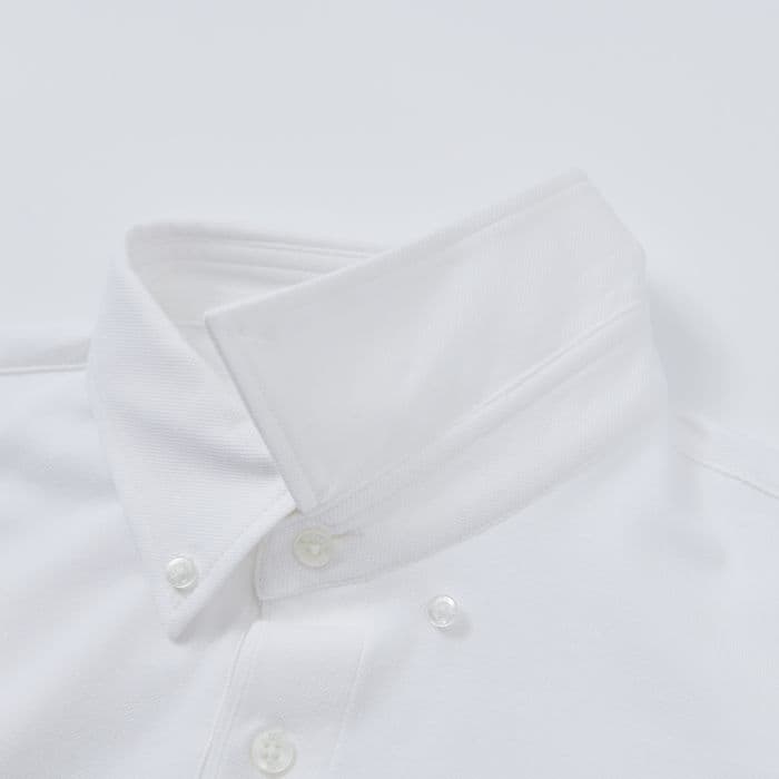 【Men's】ボタンダウンストレッチカノコ半袖