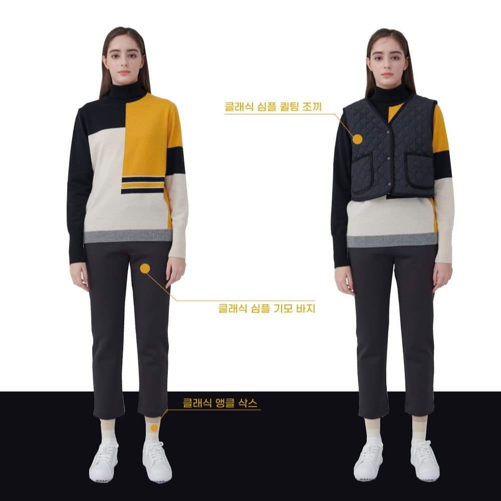 【Women's】ClangClang  クラシックカシミアニット