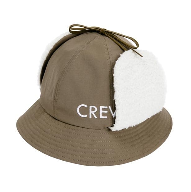 【Unisex】Creve9 イヤーマフ付きバケットハット