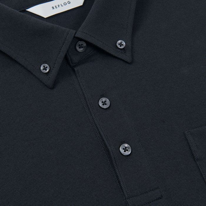 【Men's】ボタンダウンストレッチカノコ半袖