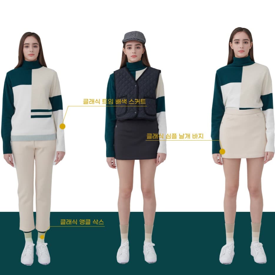 【Women's】ClangClang  クラシックカシミアニット