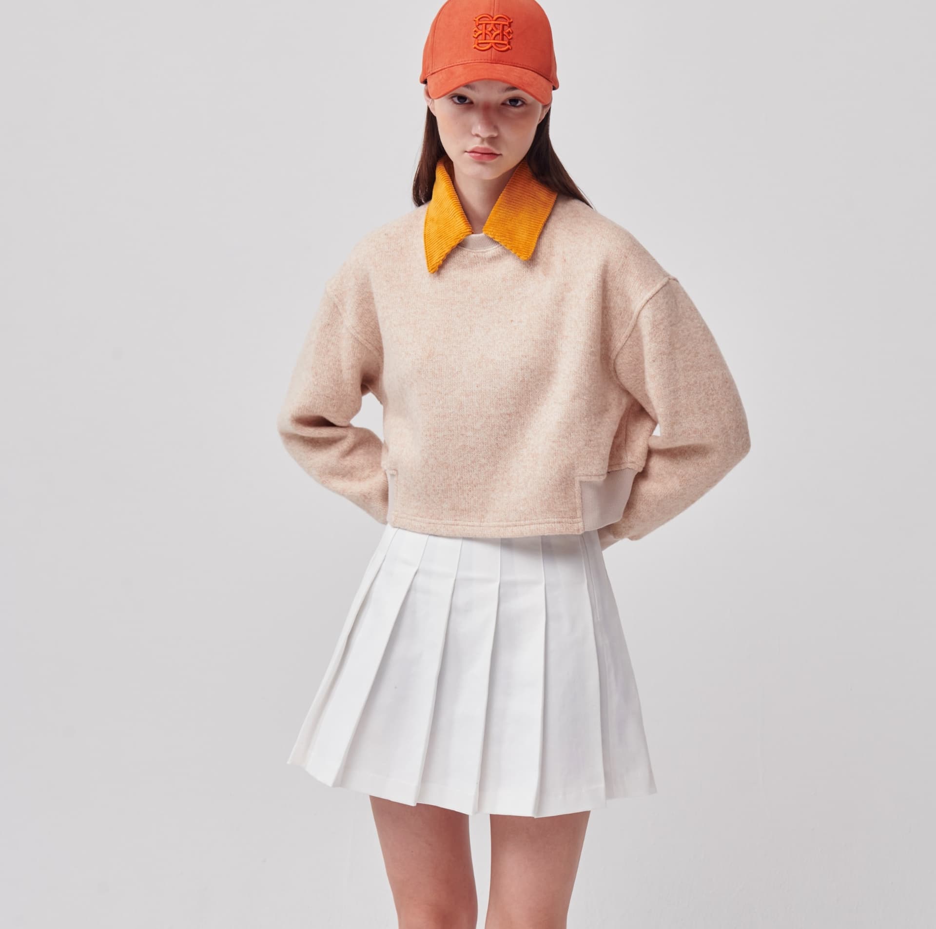 【Women's】Cellty 襟付きウールセーター