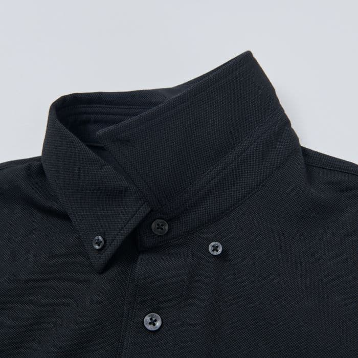 【Men's】ボタンダウンストレッチカノコ半袖