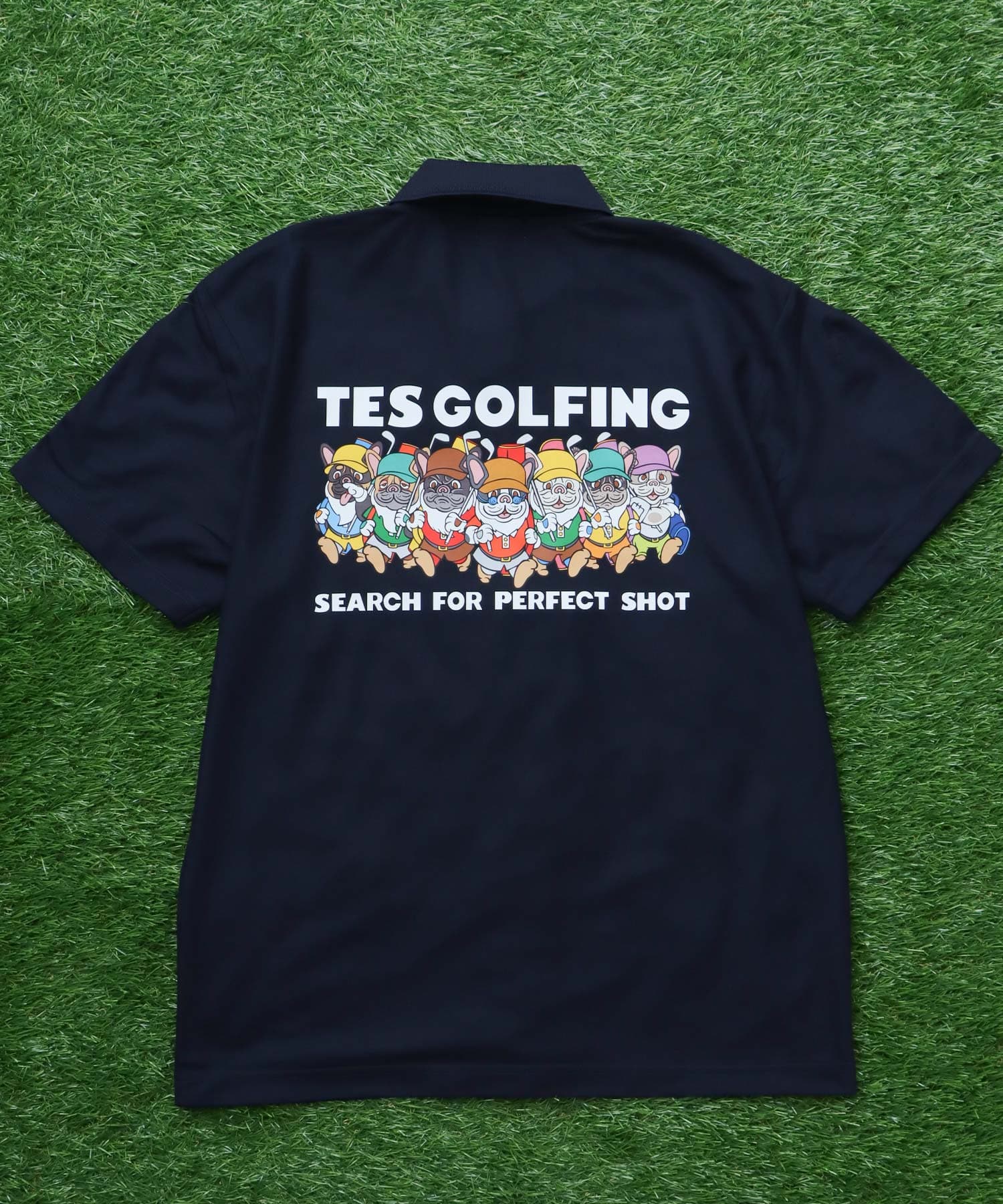 【Unisex】TES GOLF POLO SEVENS BUHI GOLFER