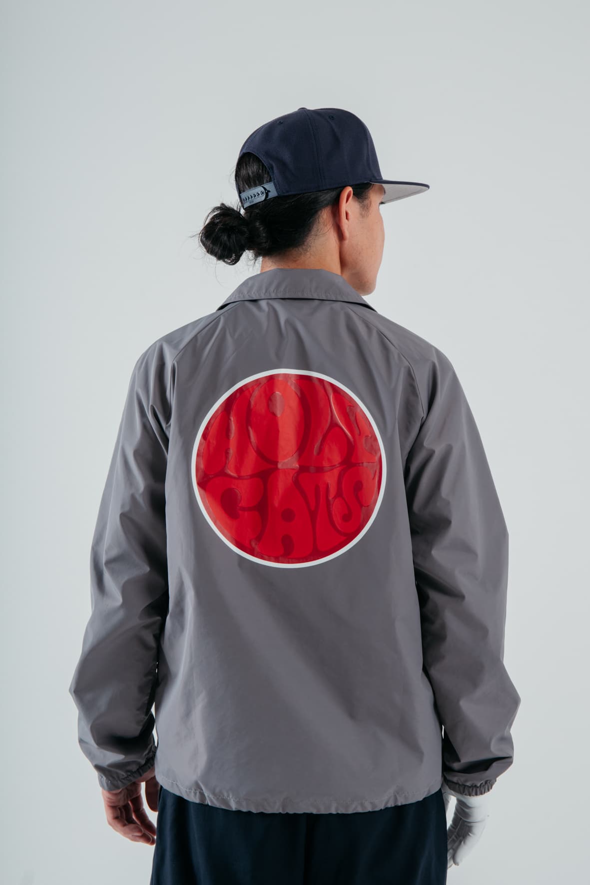 【Men's】コーチジャケット　グレー