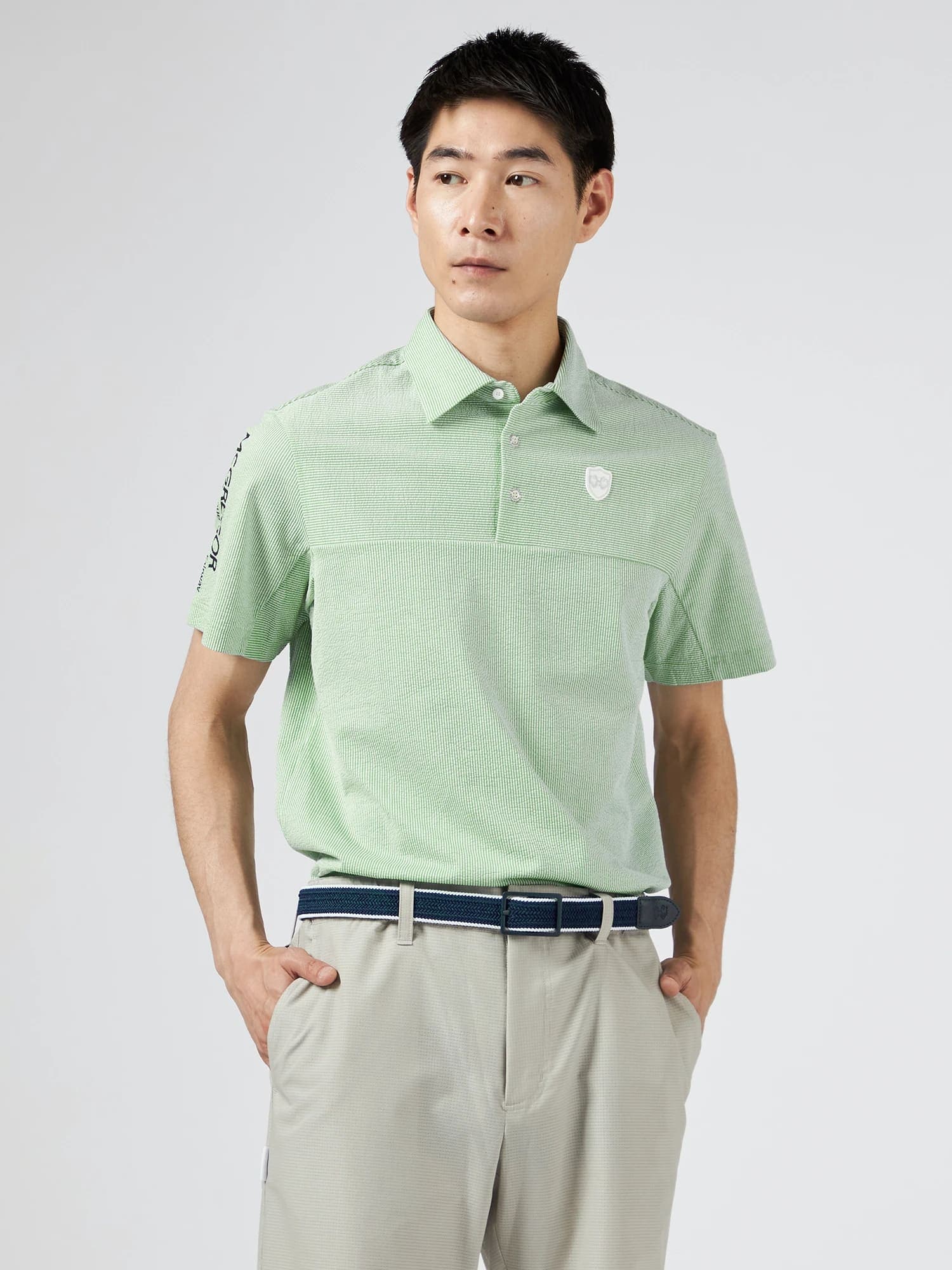 【Men's】ロゴプリントポロ
