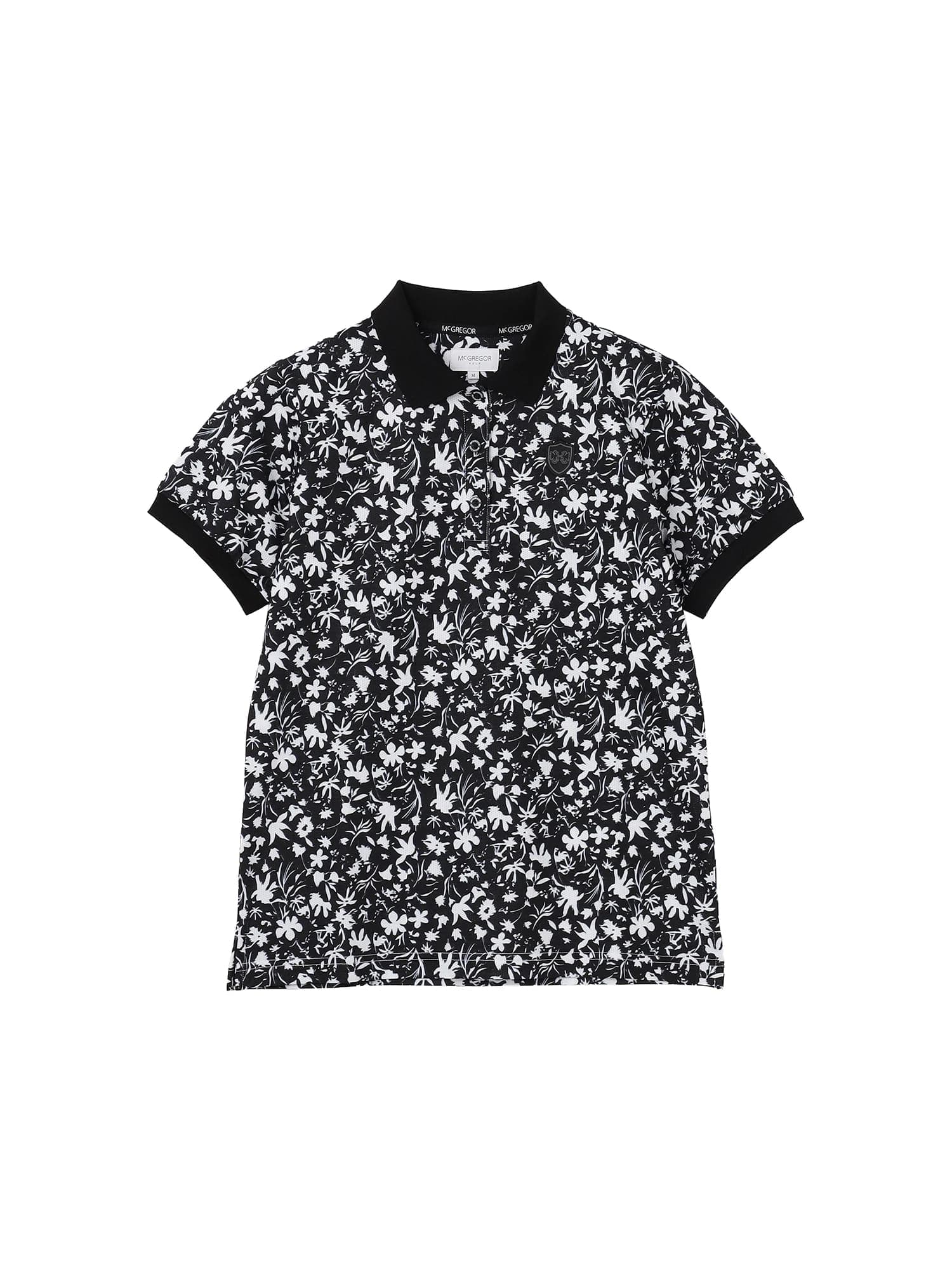 【Women's】フラワープリントポロ
