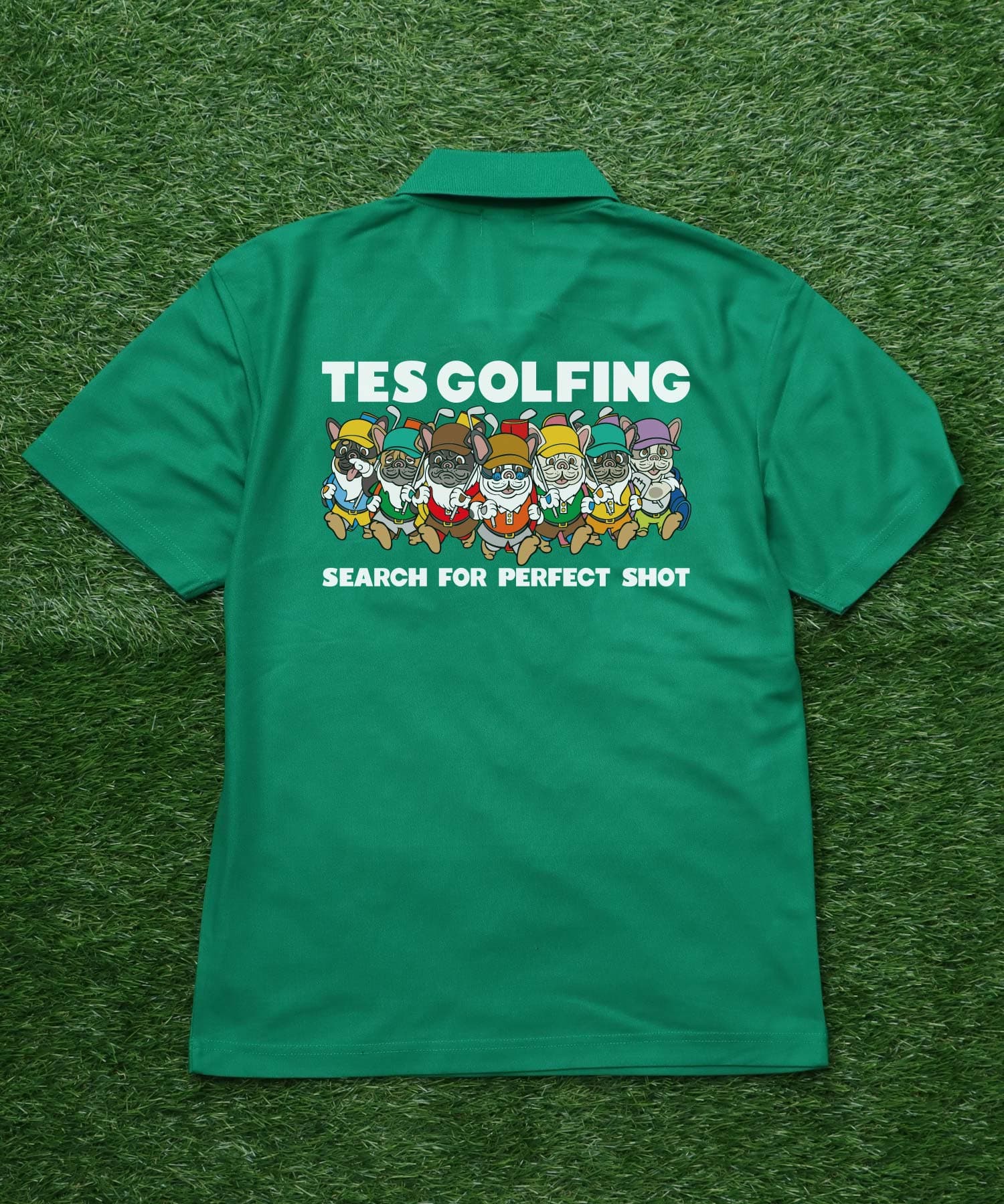 【Unisex】TES GOLF POLO SEVENS BUHI GOLFER