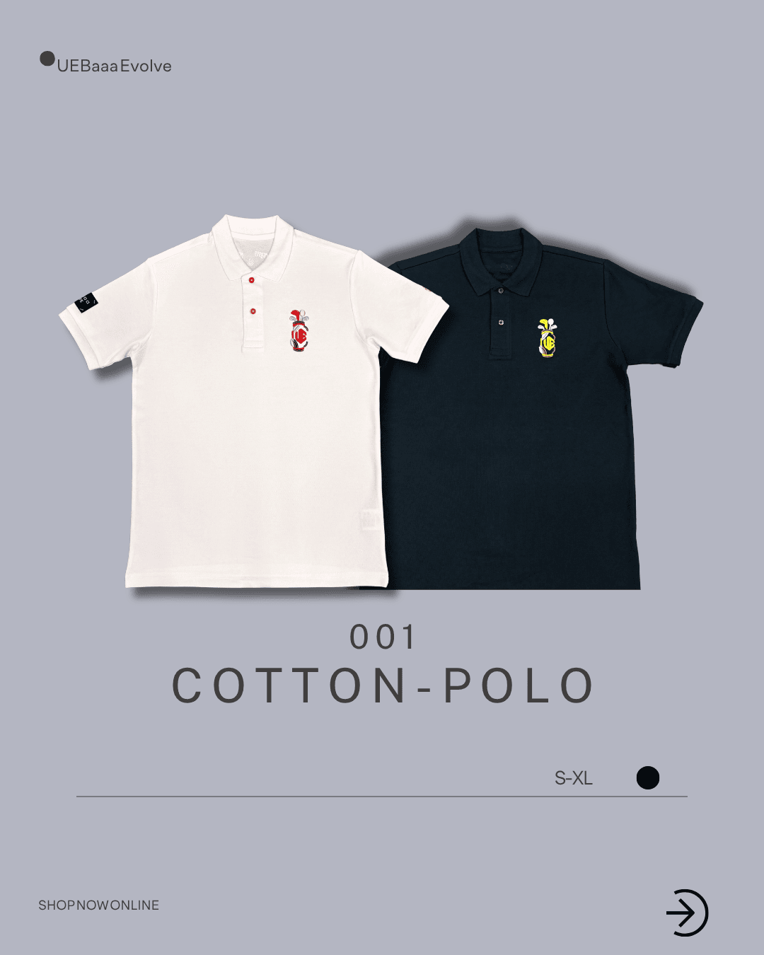 【Unisex】コットンポロ001