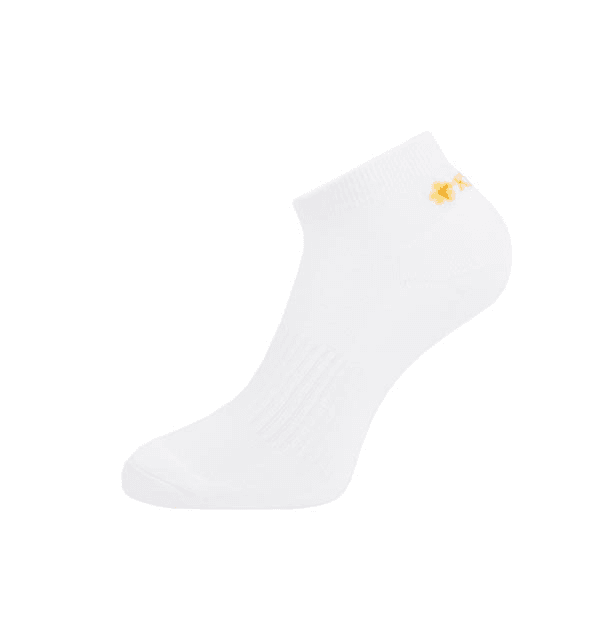 【Women's】Creve9 フローラルロゴアンクル丈ソックス