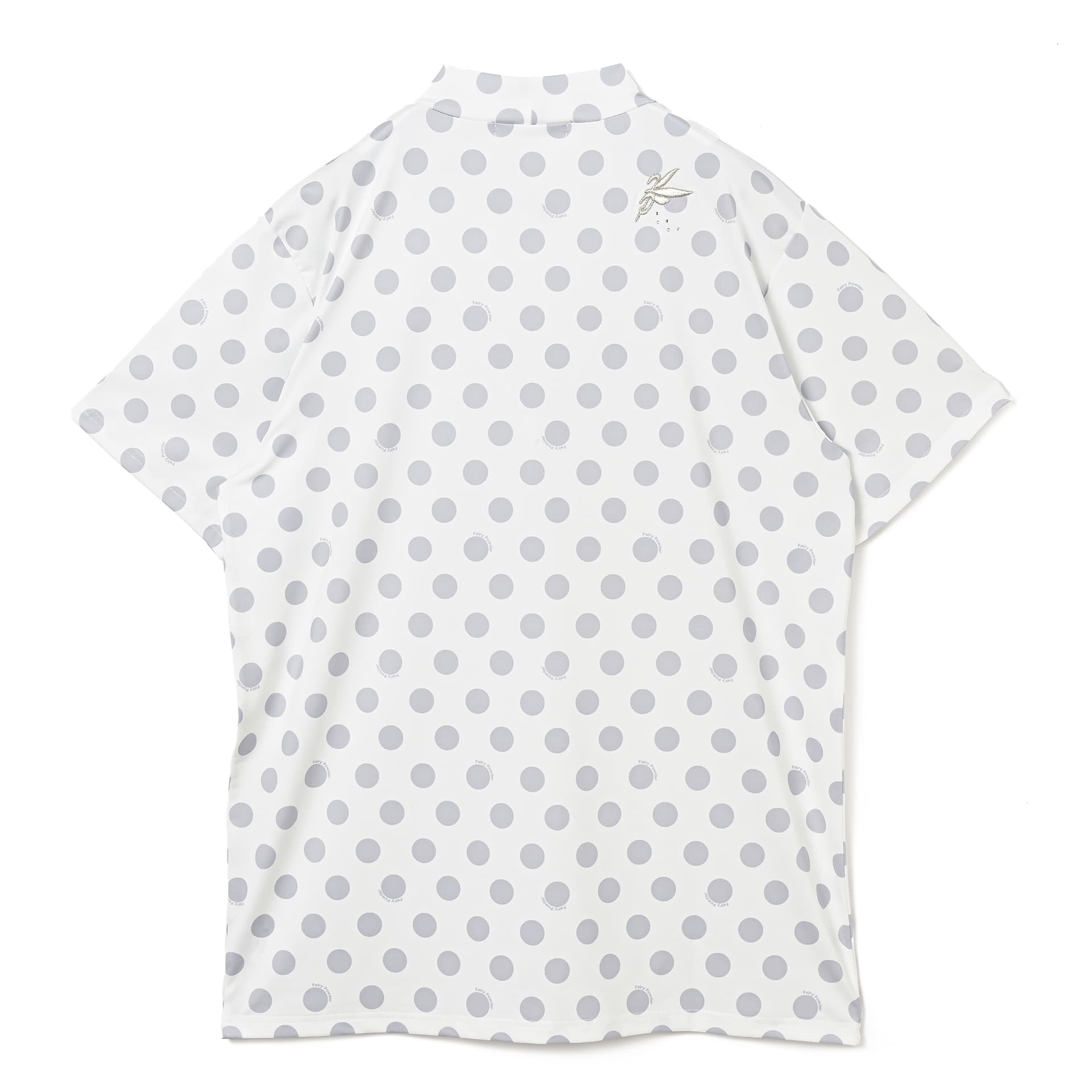 【Men's】ドットモックネックシャツ