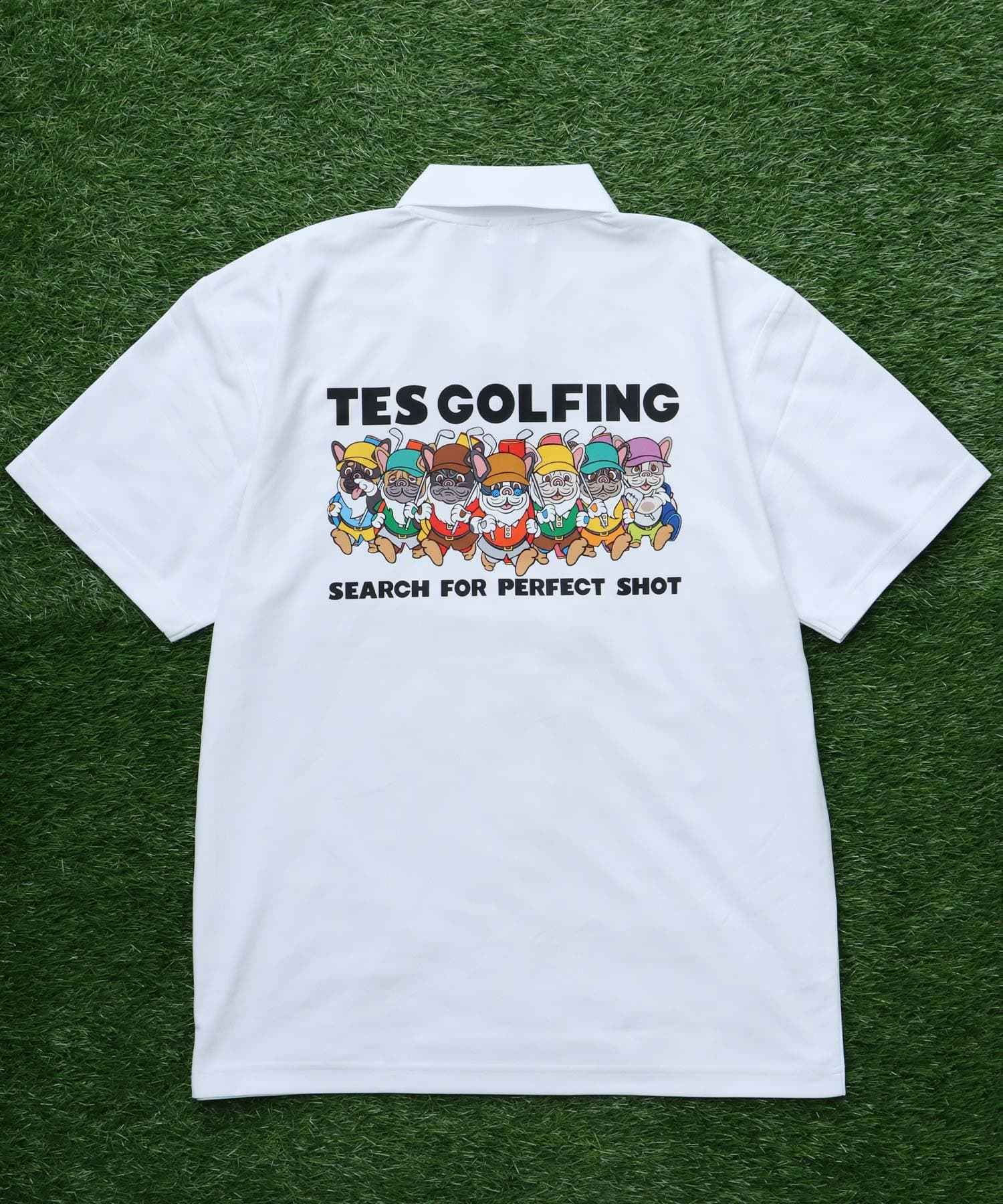 【Unisex】TES GOLF POLO SEVENS BUHI GOLFER