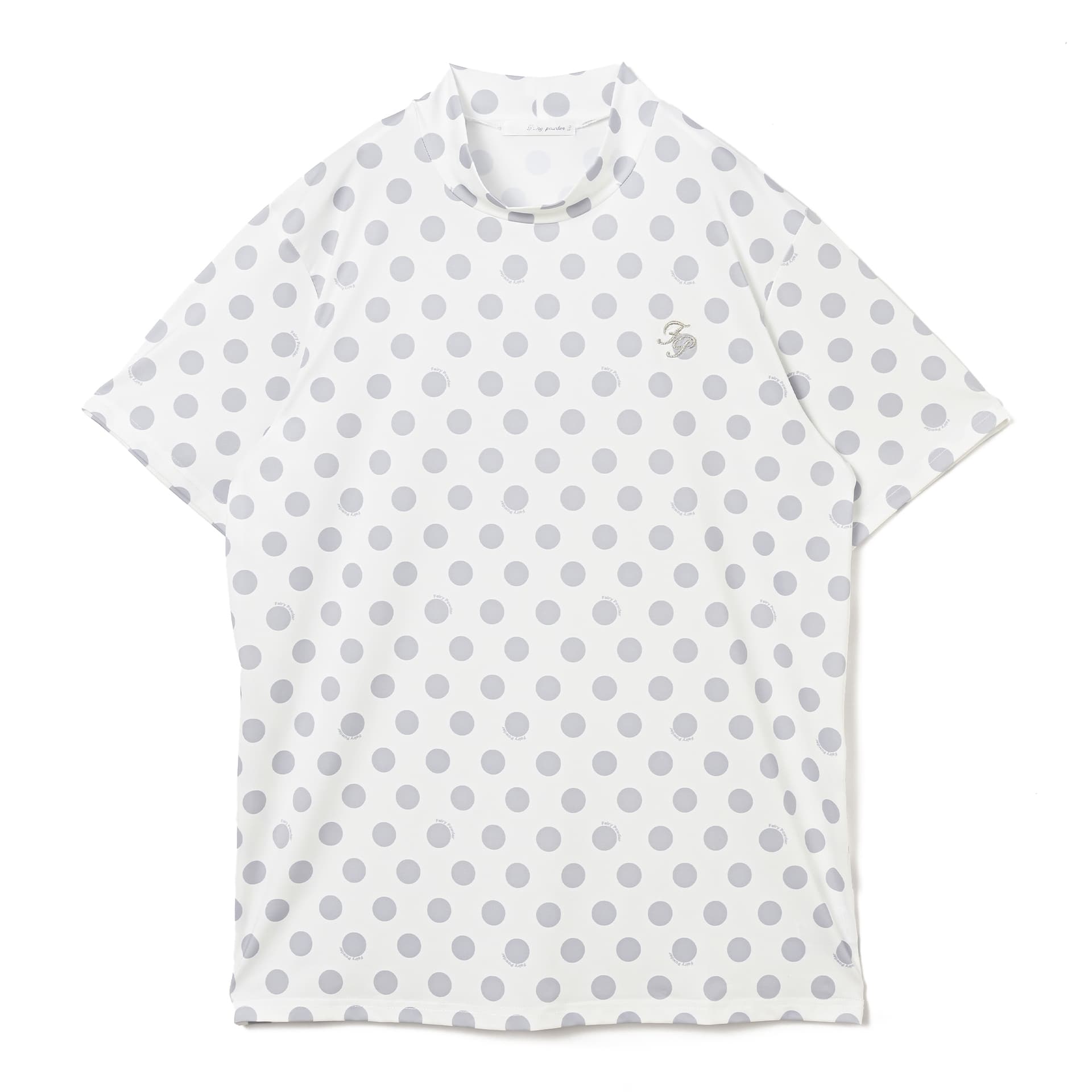 【Men's】ドットモックネックシャツ