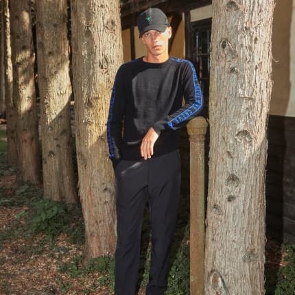 【Men's】Creve9 ジャガード ニットセーター