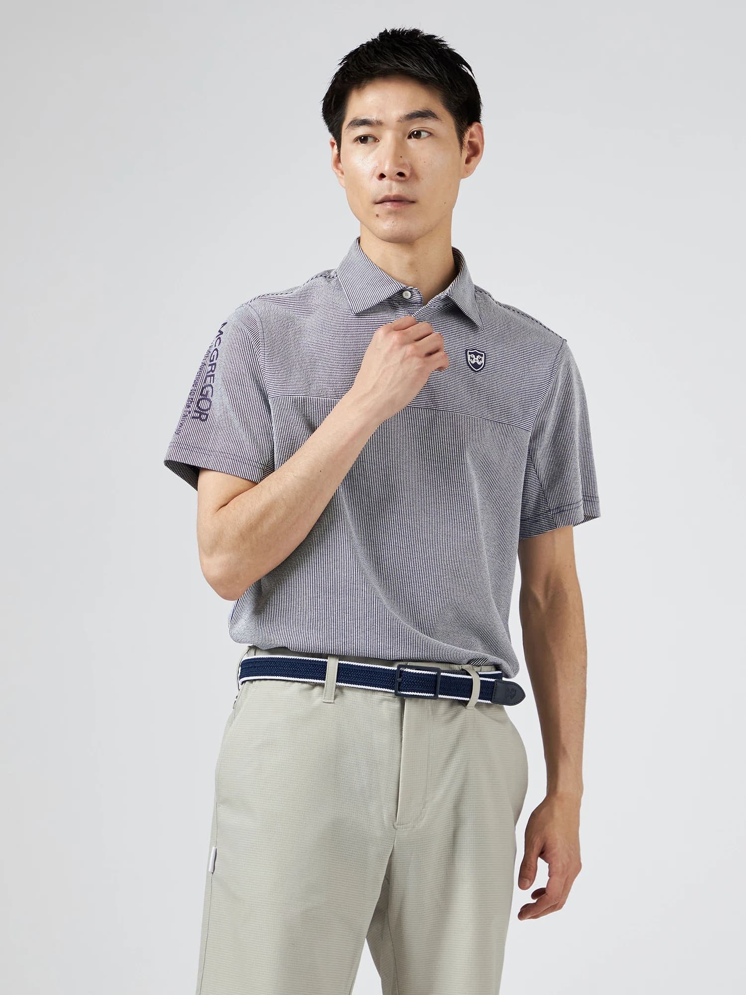 【Men's】ロゴプリントポロ