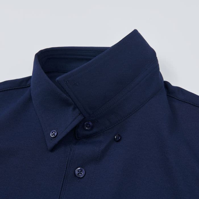 【Men's】ボタンダウンミラノリブ半袖