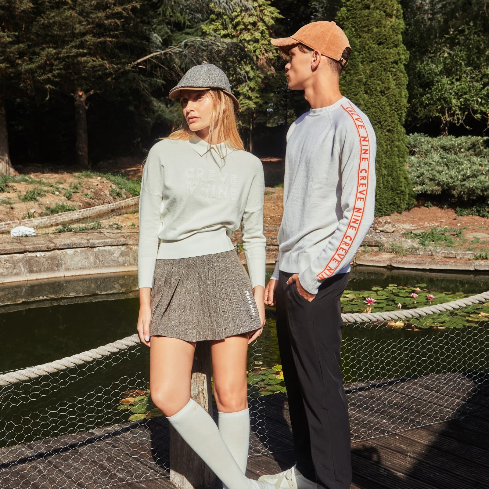 【Men's】Creve9 ジャガード ニットセーター