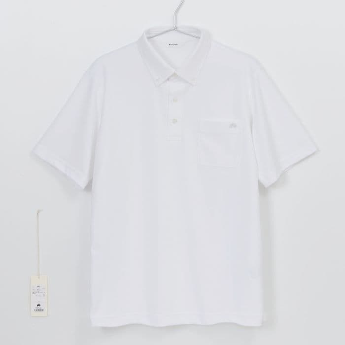 【Men's】ボタンダウンミラノリブ半袖