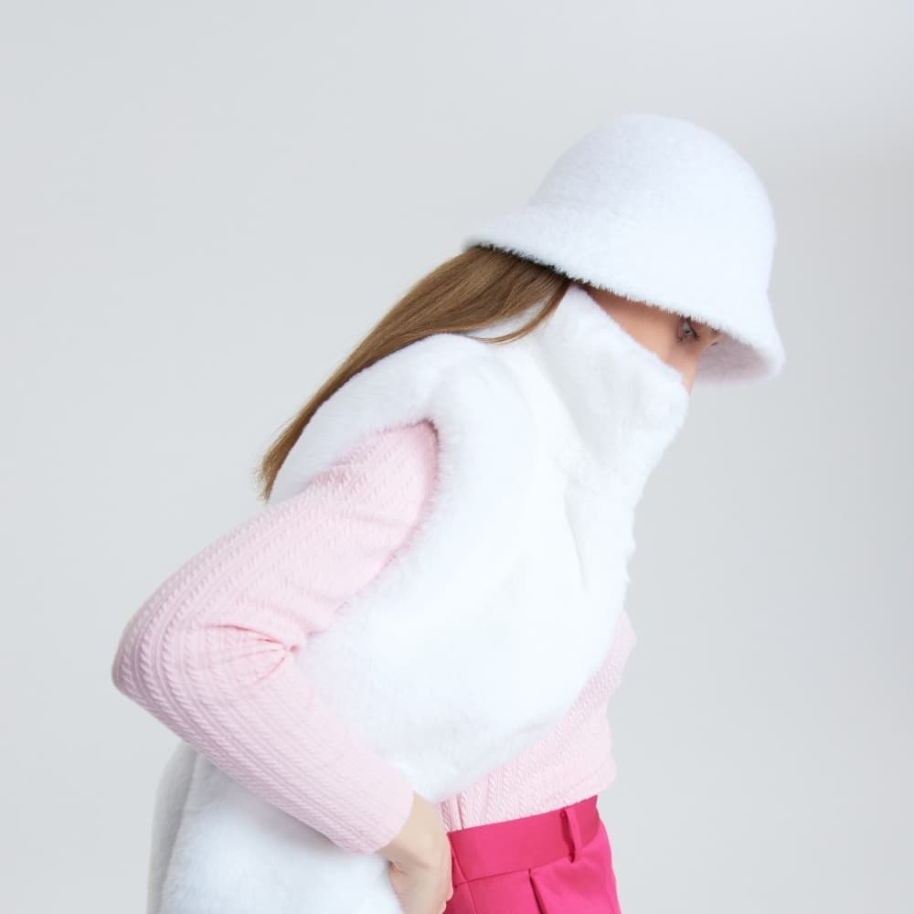 【Women's】Cellty ソフトファーバケットハット