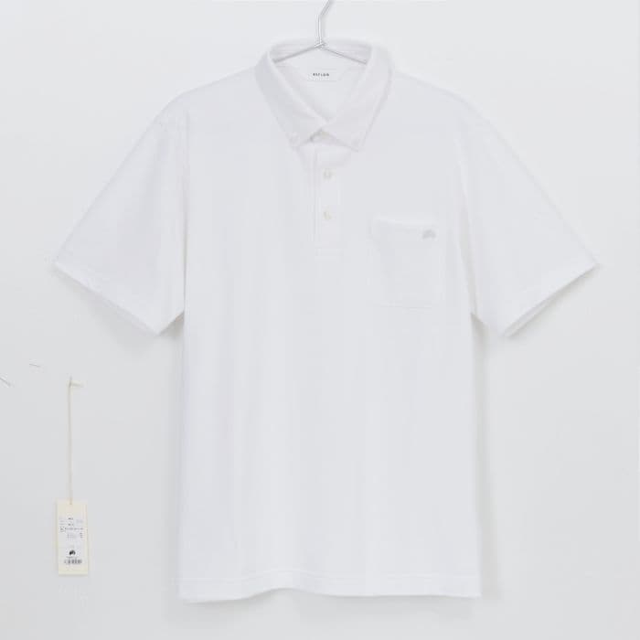 【Men's】ボタンダウンストレッチカノコ半袖