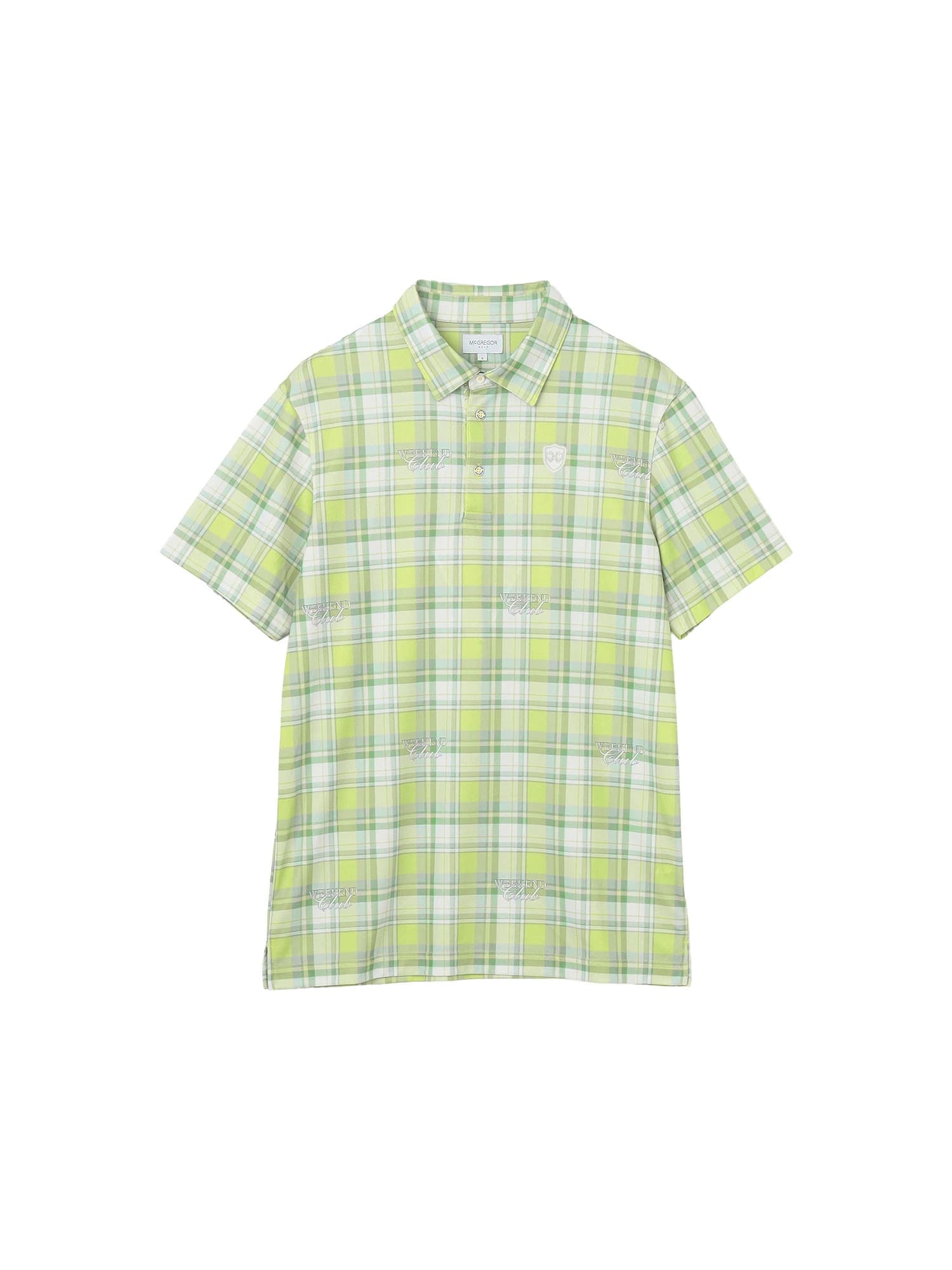 【Men's】チェックプリントポロ