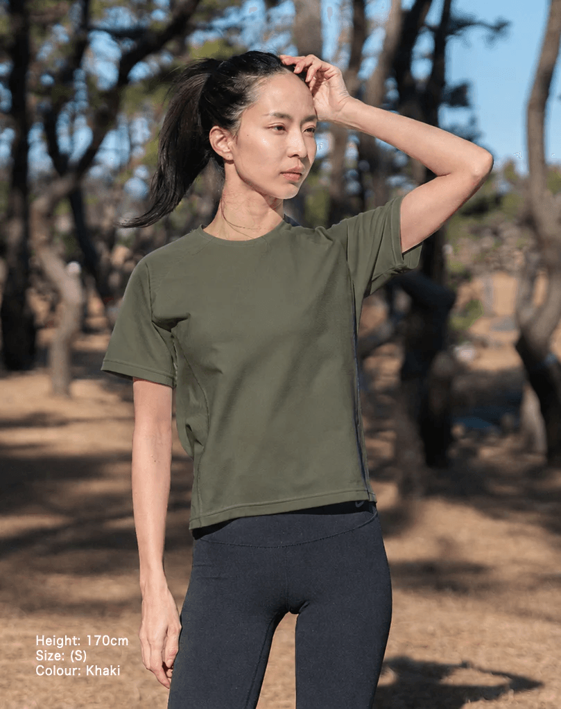 【Women's】ムーンテック ラグラン アクティブ Tシャツ