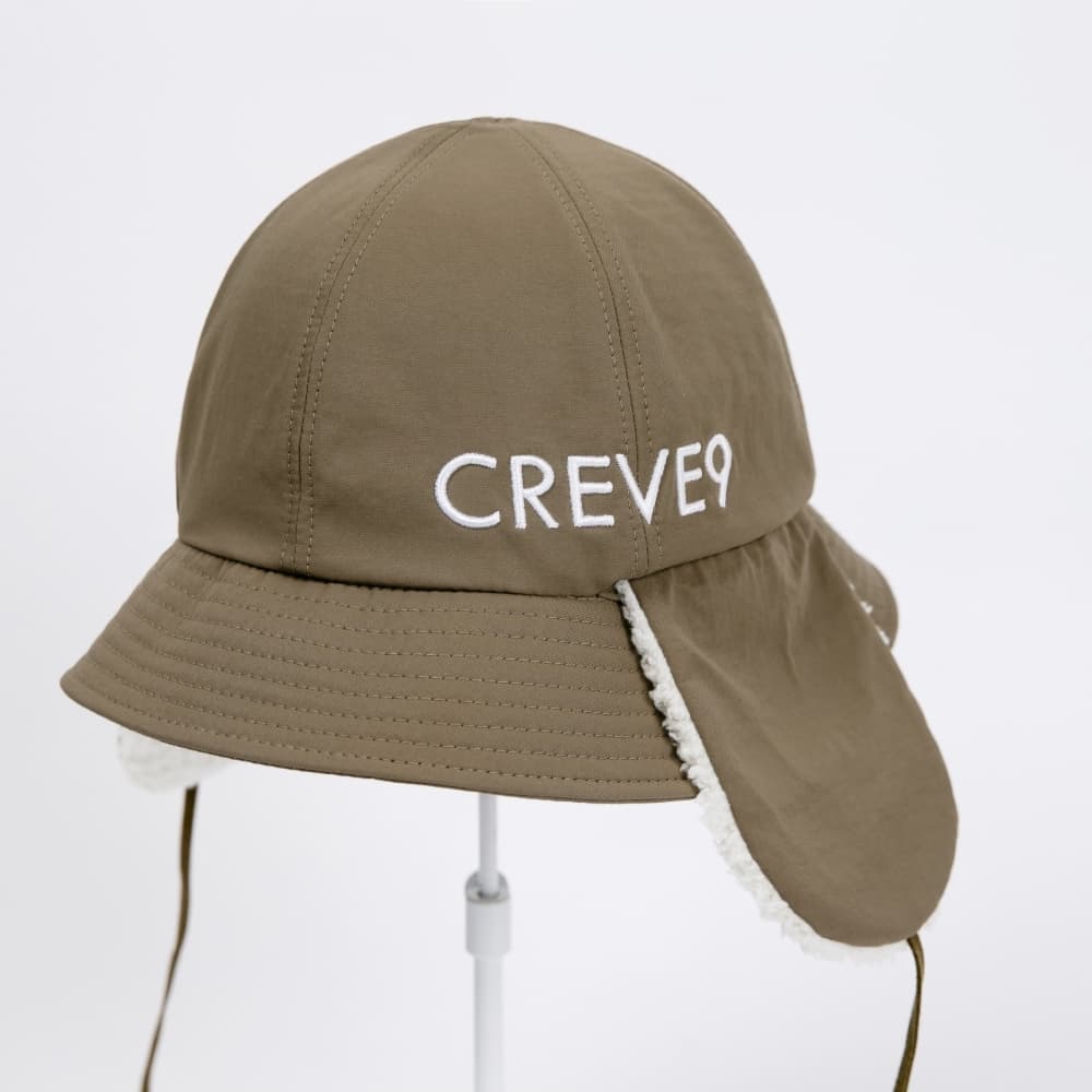 【Unisex】Creve9 イヤーマフ付きバケットハット