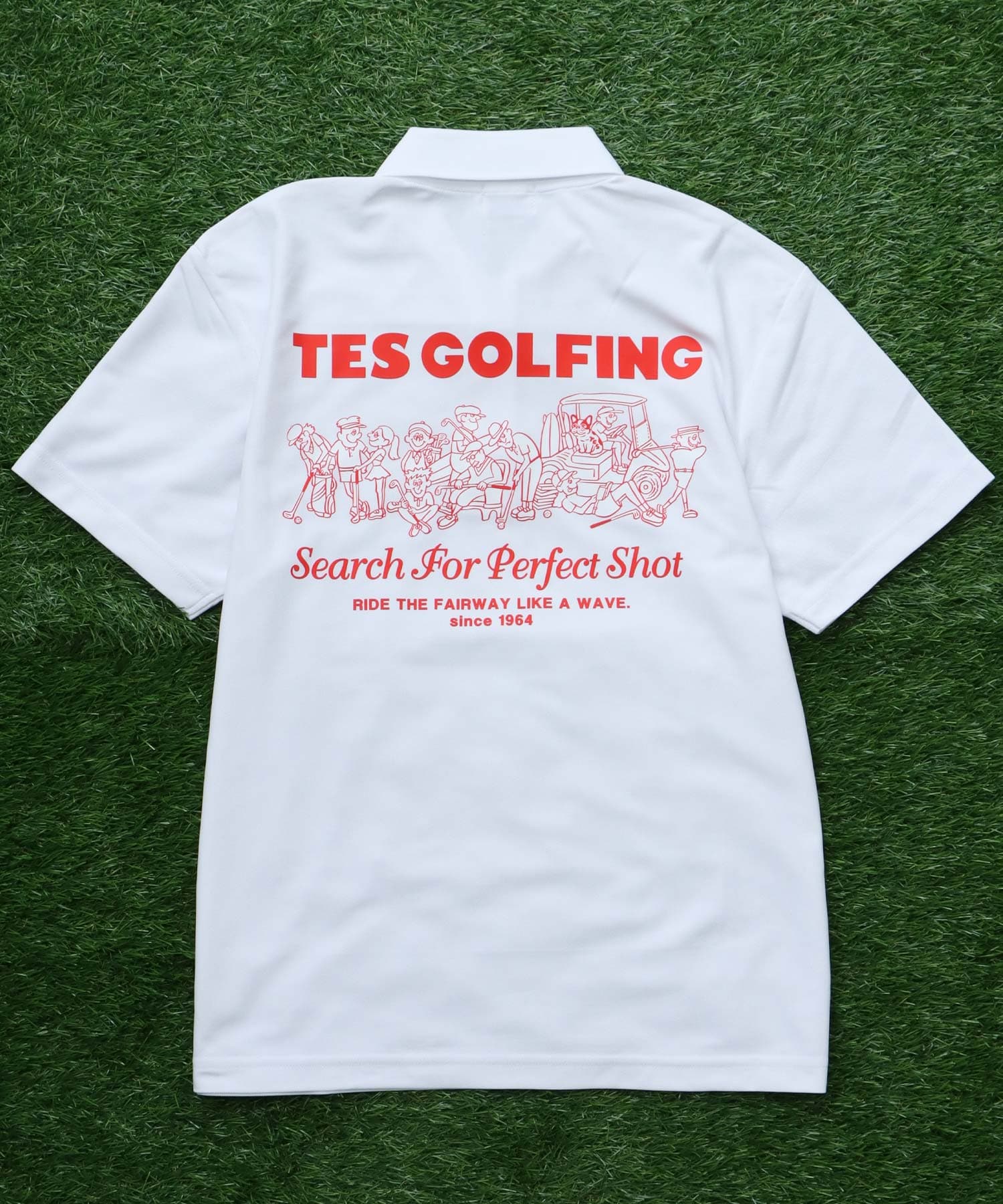 【Unisex】TES GOLF POLO COLOR ALL STAR