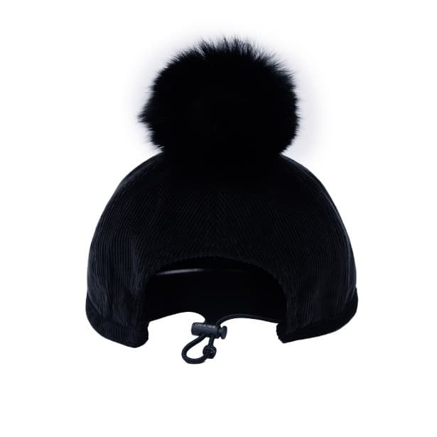 【Women's】Creve9 ファー付きニットキャップ