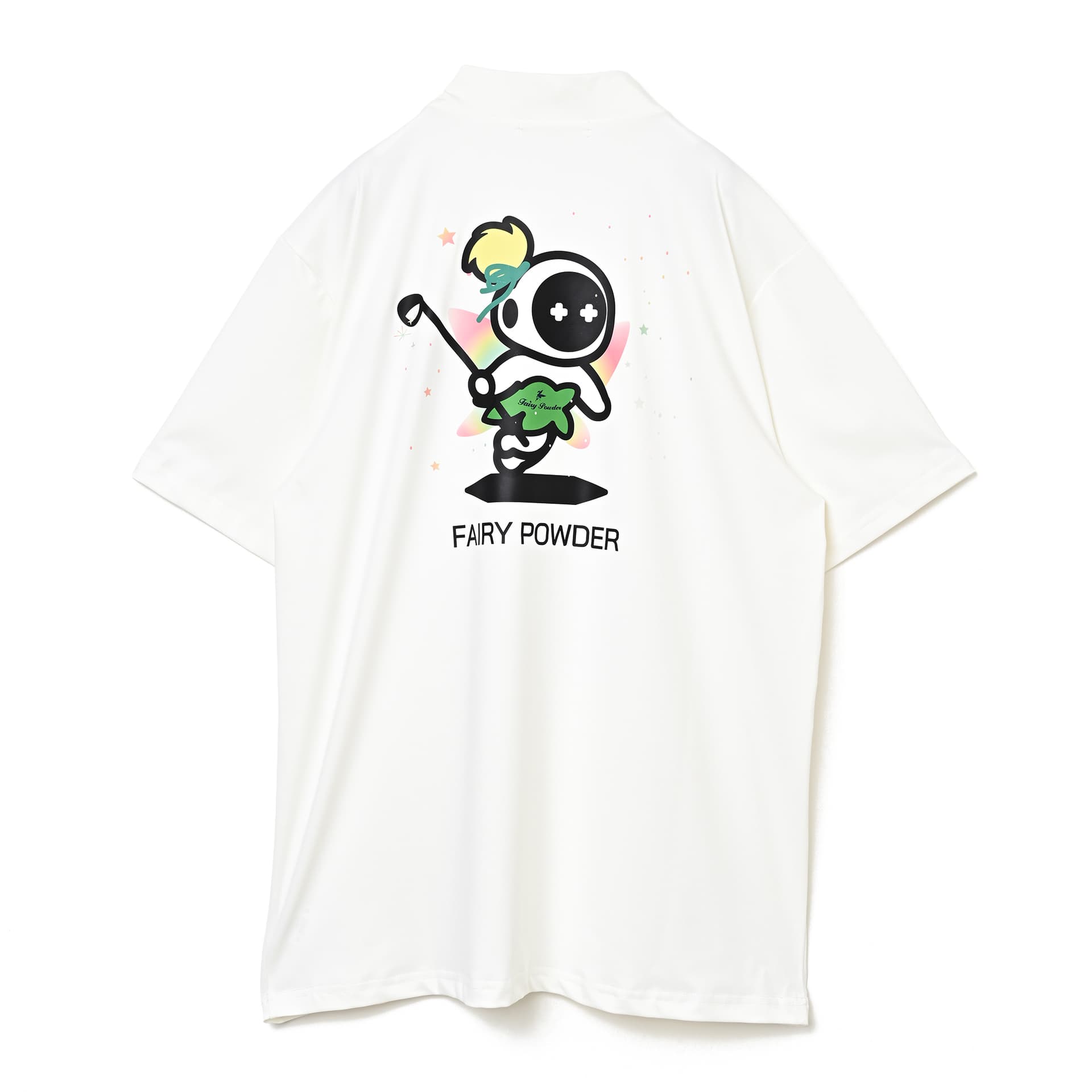 【Unisex】Marty Golfｺﾗﾎﾞ FPちゃんﾓｯｸﾈｯｸｼｬﾂ
