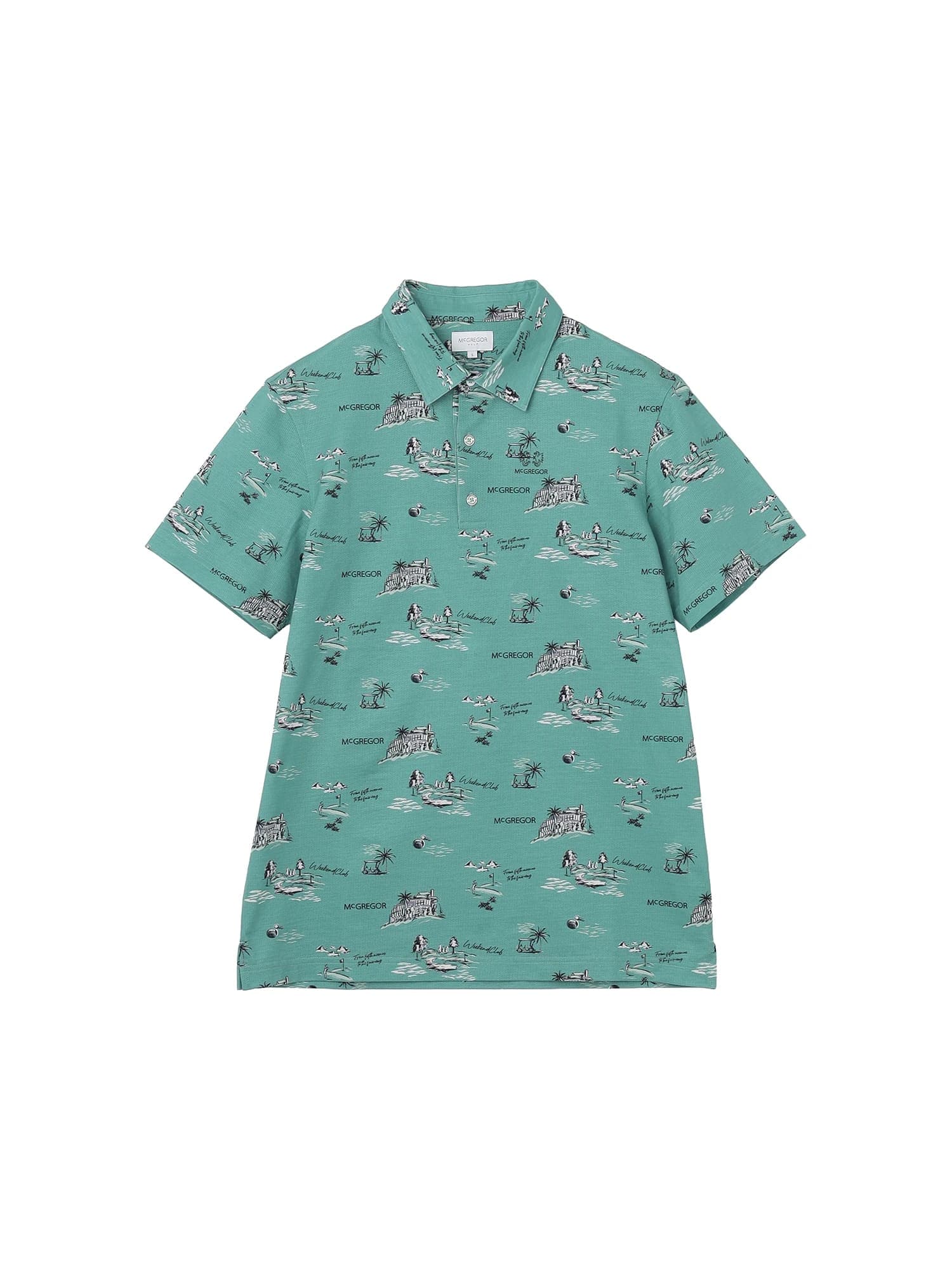 【Men's】リゾートプリントポロ