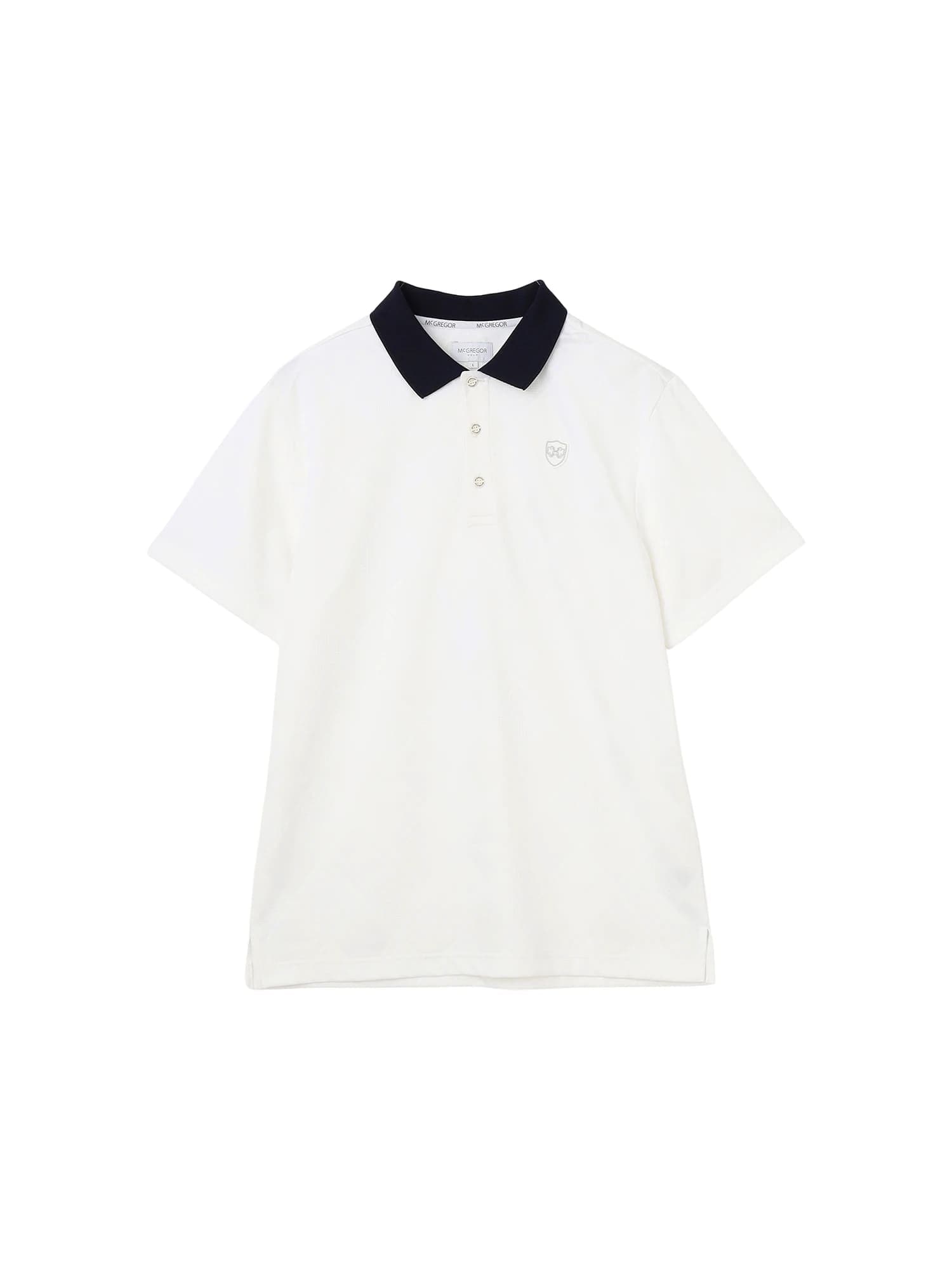 【Men's】無地ジャカードポロ