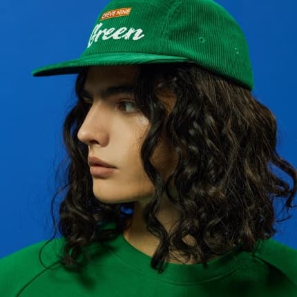 【Unisex】Creve9 コーデュロイキャンプキャップ