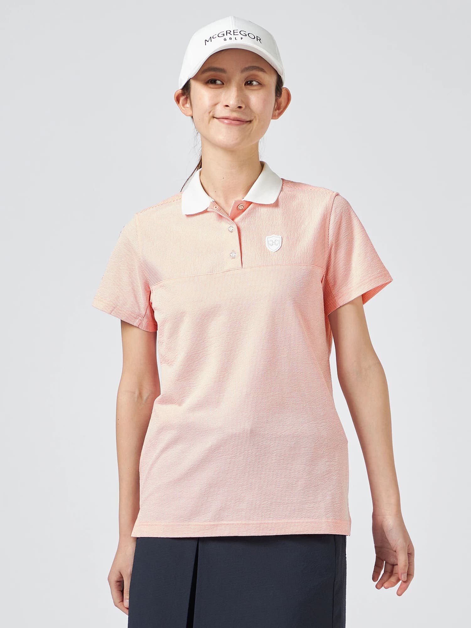 【Women's】ロゴプリントポロ