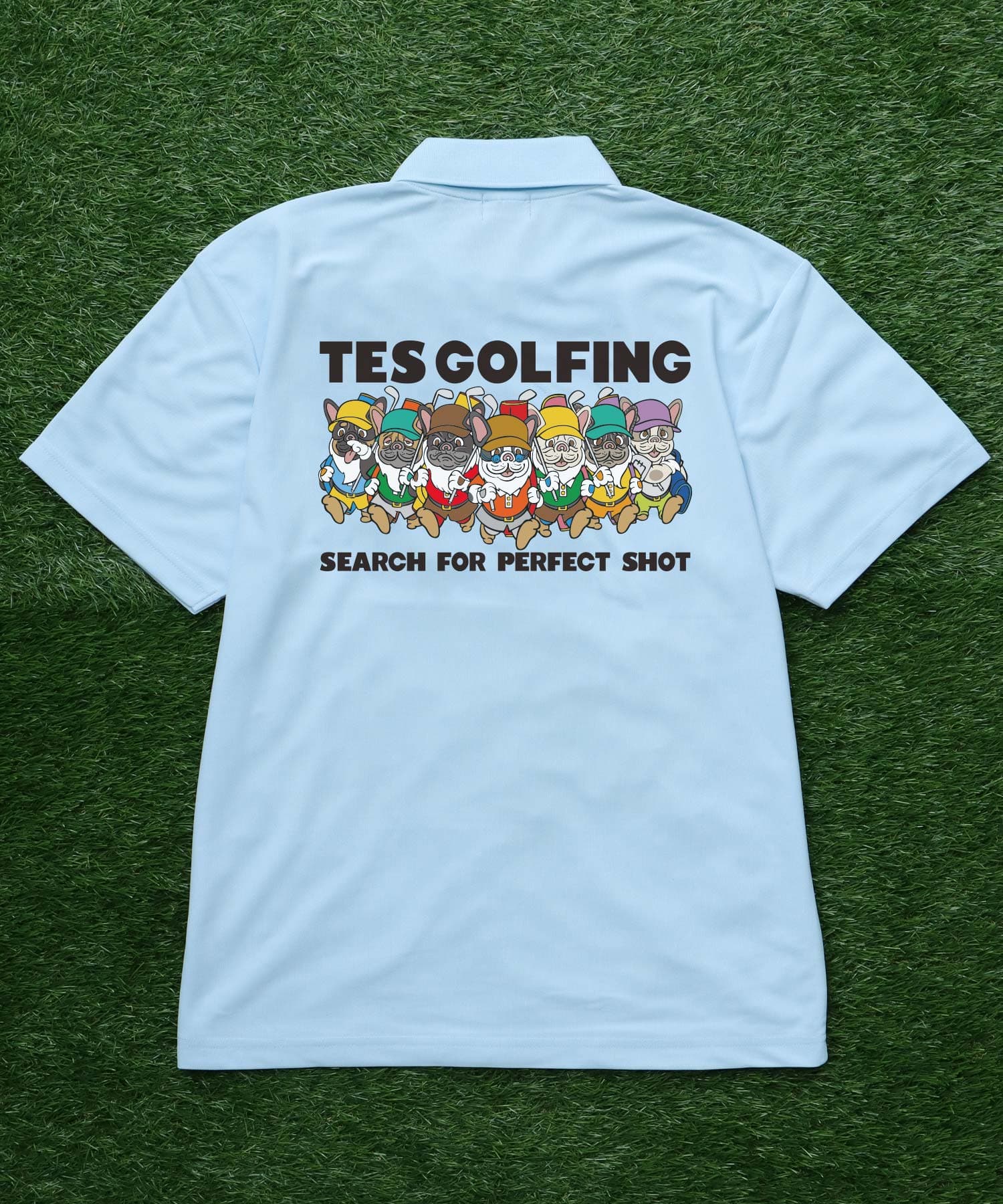 【Unisex】TES GOLF POLO SEVENS BUHI GOLFER