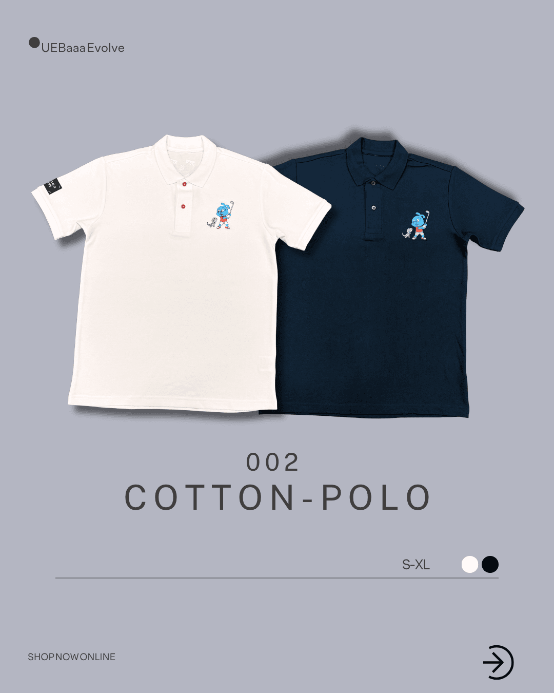 【Unisex】コットンポロ002