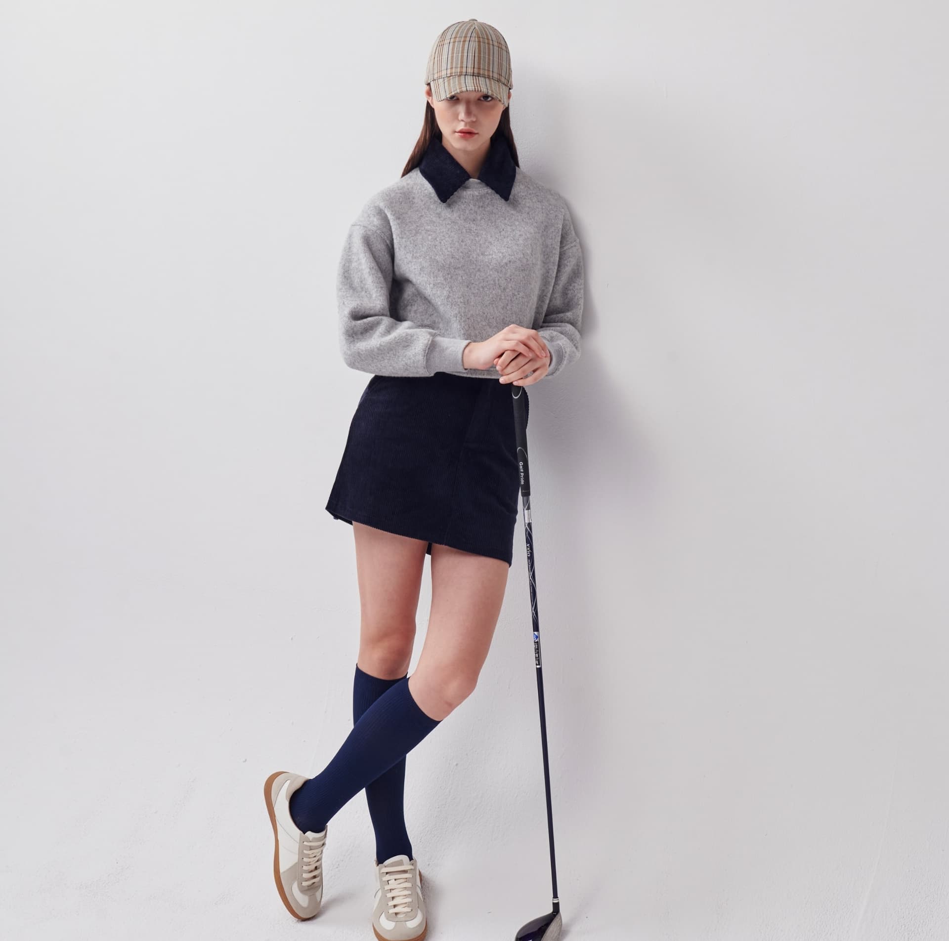 【Women's】Cellty 襟付きウールセーター