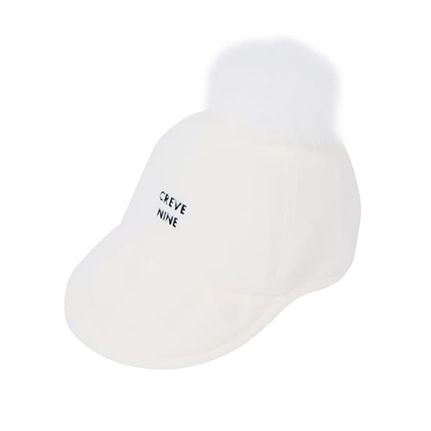 【Women's】Creve9 ファー付きニットキャップ