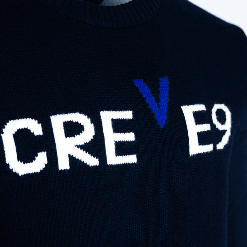 【Men's】Creve9 ロゴニットセーター