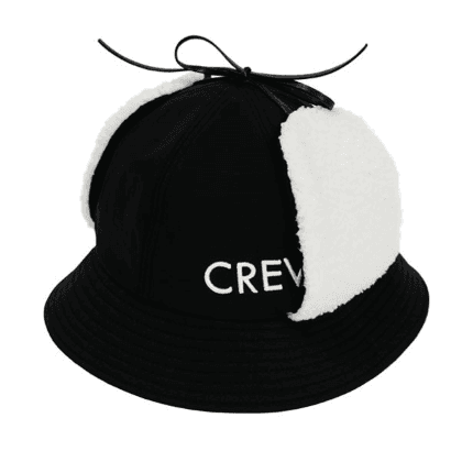 【Unisex】Creve9 イヤーマフ付きバケットハット
