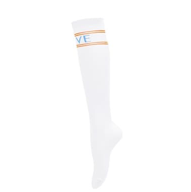 【Women's】Creve9 ストライプニーソックス