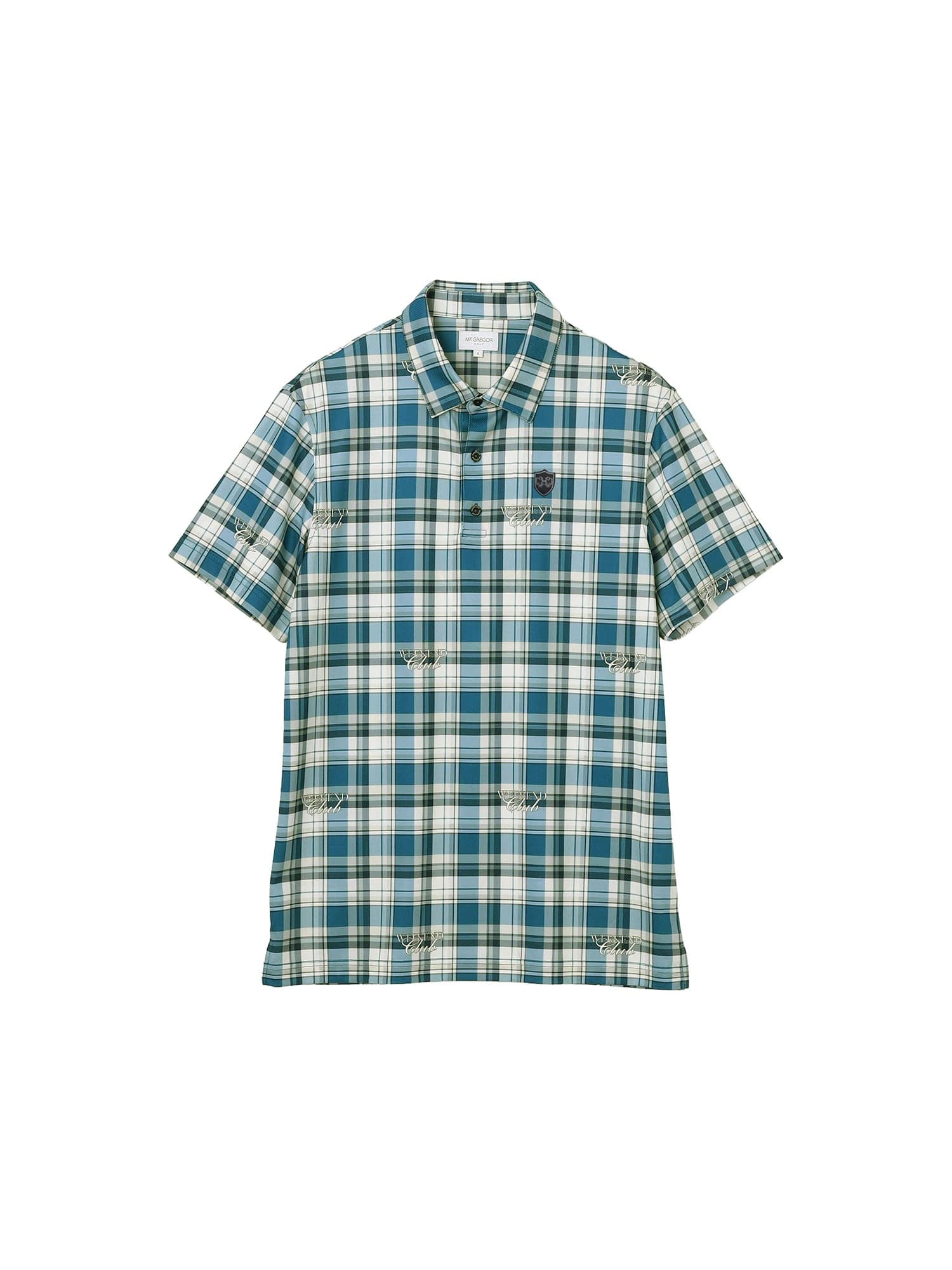 【Men's】チェックプリントポロ