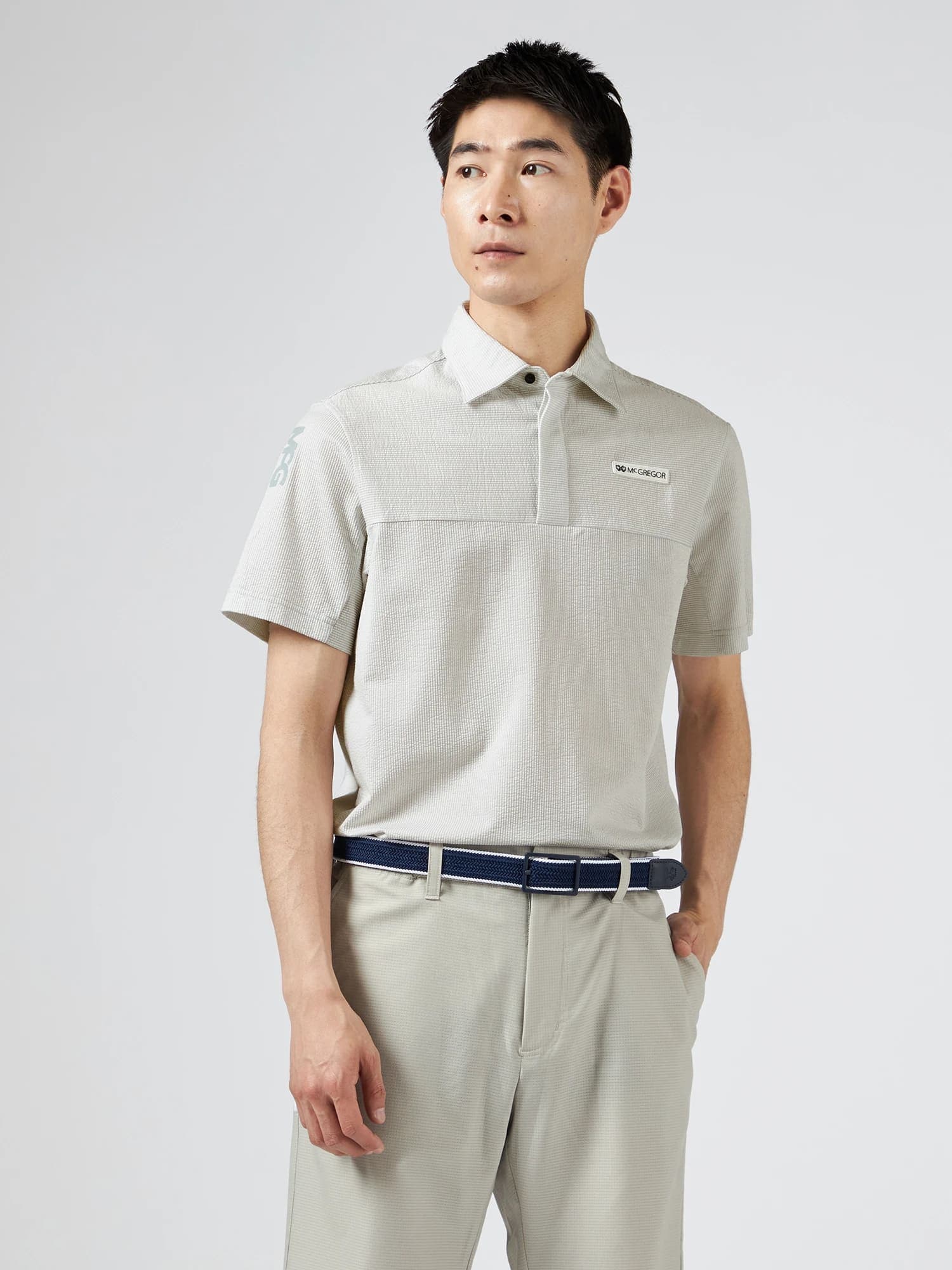 【Men's】ロゴプリントポロ