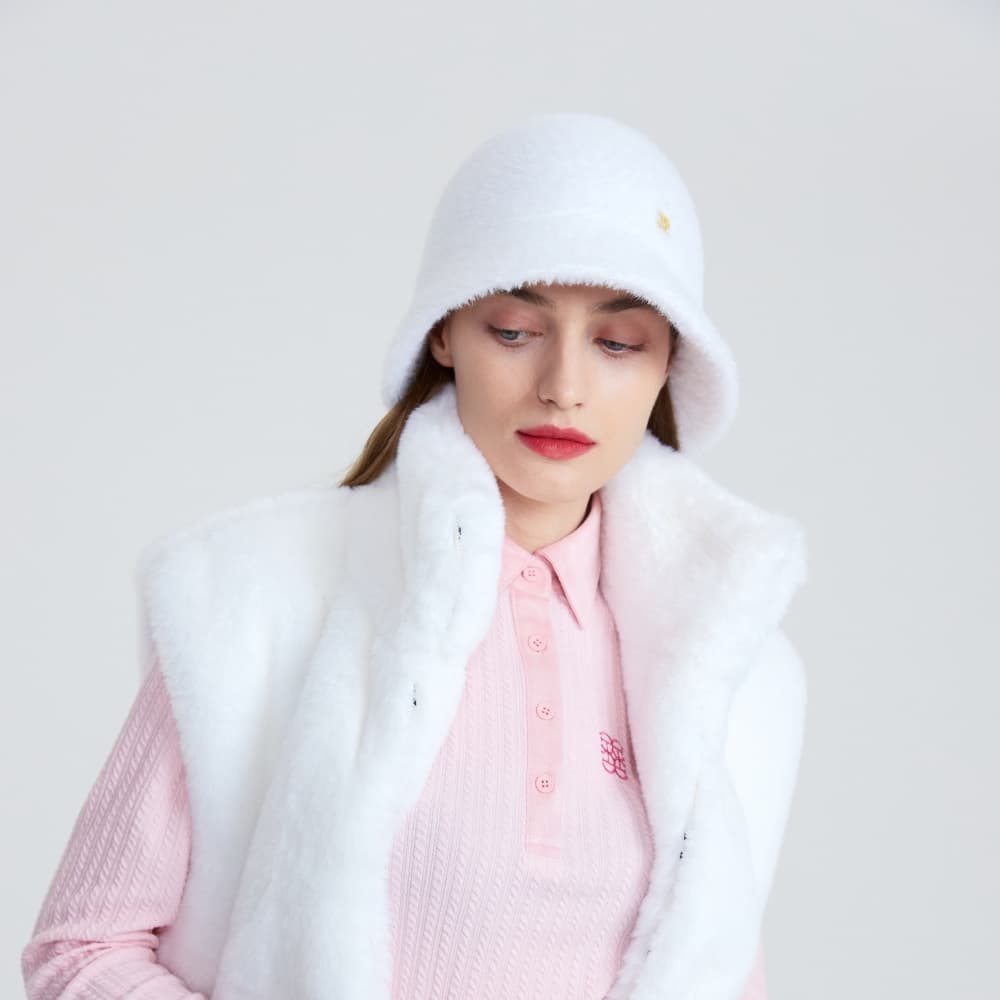 【Women's】Cellty ソフトファーバケットハット