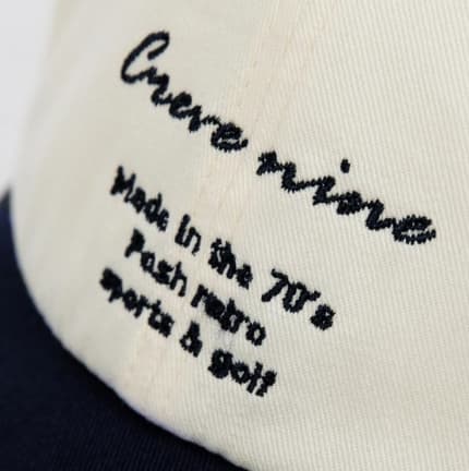 【Unisex】Creve9 レトロキャップ