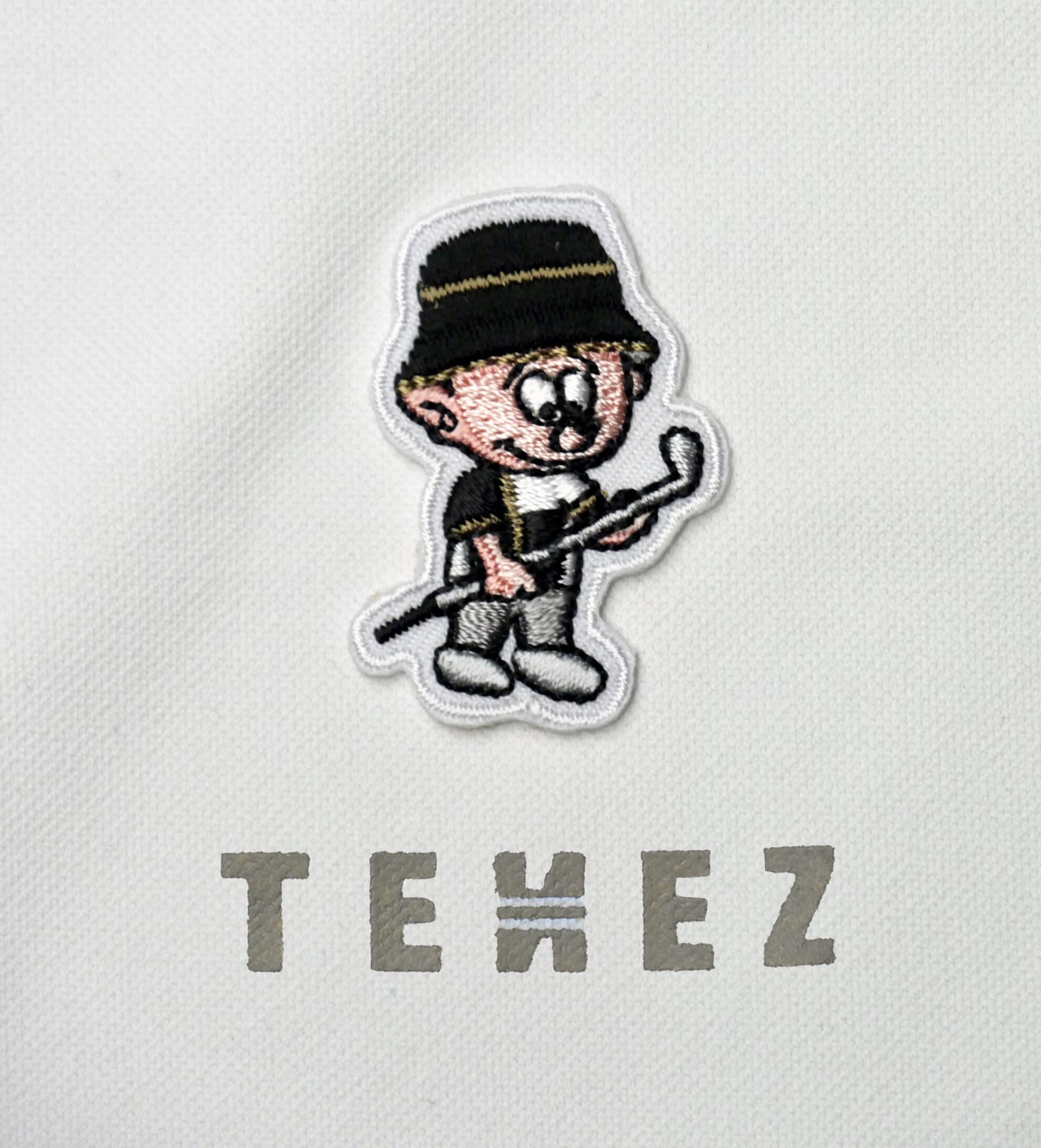 【Unisex】ムーンテック 半袖ポロシャツ ゴルフワッペン